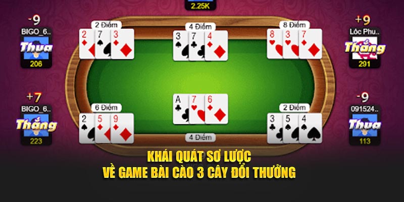 Khái quát sơ lược về game bài cào 3 cây đổi thưởng